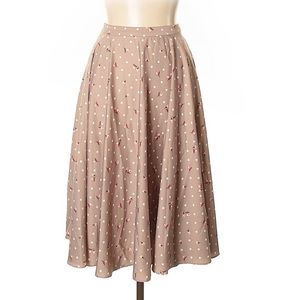 eva mendes for New York & Company Skirts - Eva Mendes beige coral full skater skirt eva mendes for New York & Company Skirts - Eva Mendes beige coral full skater skirt